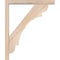 Ekena Millwork Olympic Block Smooth Bracket w/ Offset Brace, Douglas Fir, 3 1/2"W x 20"D x 24"H BKT0402X20X24OLY05SDF - alternate 3